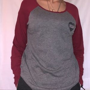 unisex vans long sleeve baseball tee